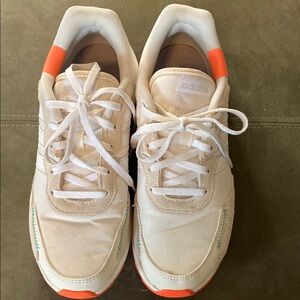Adidas Women's Sneakers - White and Orange